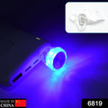 6819  Mix Color Diamond Shape Car Mini Usb Led Environmental Lights For Car And Home Decoration Led Light Mini Usb Led Night Lights Car Interior Atmosphere Lamp Car Light(White-color)