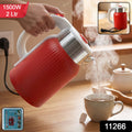 Electric Kettle 2 Litre 1500w Red For Tea Coffee Milk And Hot Water (1 Pc)